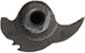 tumbler, wax cast steel, tempered, tapped 6-40